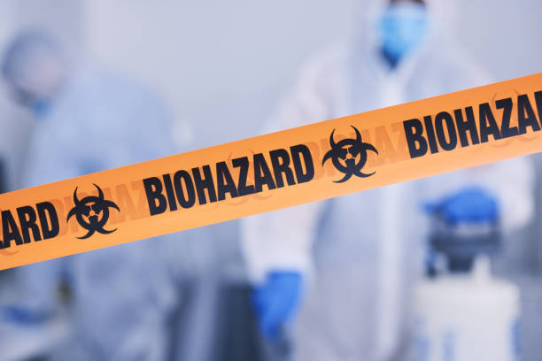 Professional Biohazard Cleanup technician working in Havre de Grace, MD